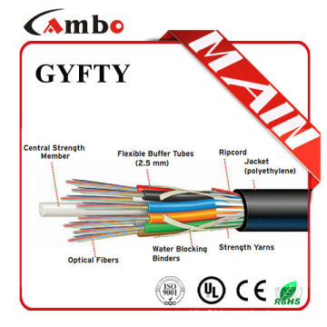 Nice price steel armored multi pairs SM/MM fiber optic cable 216 core fiber optic cable